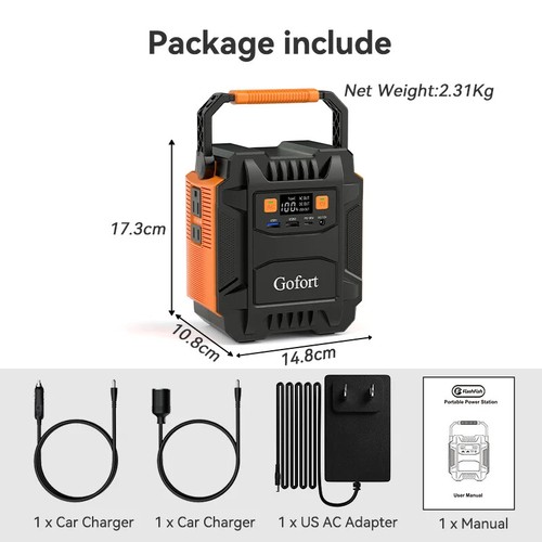 200W Tragbare Powerstation 172Wh 230V Solar Generator 48000mAh Notstrom - Bild 7 von 19