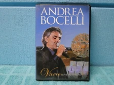 Andrea Bocelli Vivere Live In Tuscany DVD -EXTRA DVDs SHIP FREE