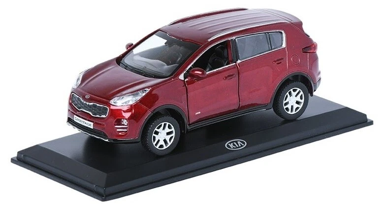 KIA Motor SPORTAGE QL Red Mini Diecast 1:38 Scale Miniature Display Korean  Toy