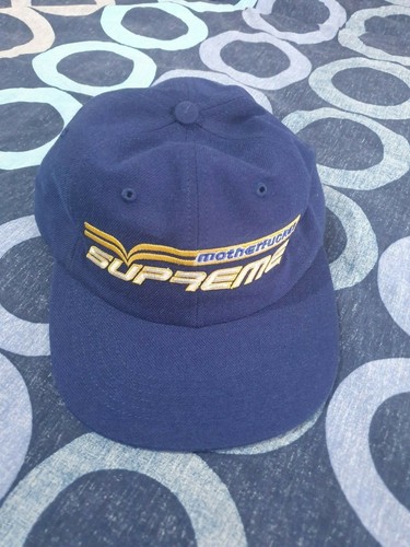 SUPREME HAT 6-PANEL ROYAL BLUE-GENUINE 