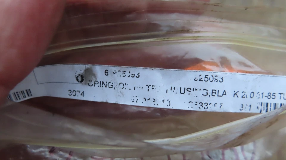 Volvo 240 740 760 780 1984-1991 junta tórica turbo para enfriador de aceite Foto 4 de 4