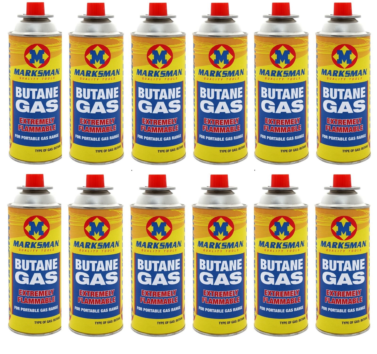 4/8/12x Butane Gas Bottles Canisters For Portable Stove Cooker Grill