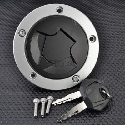 51049-0039 Fuel Gas Tank Cap Cover w/ Keys For Kawasaki ER400 ER