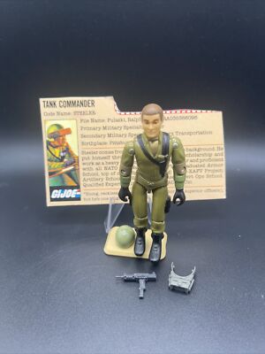 GI Joe Steeler v1.5 MOBAT Tank Commander Driver Swivel Arm COMPLETE 1983