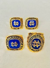 4 PCS Notre Dame Championship Display fan Ring Set, US SHIP