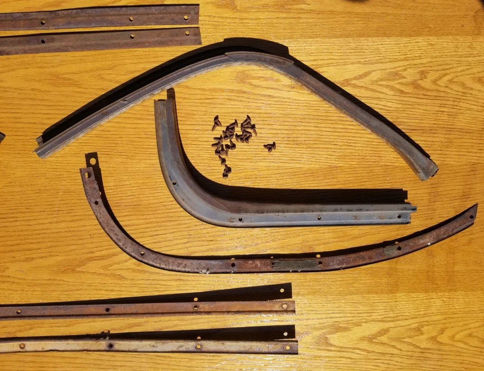 Juego de molduras interiores puerta patada COE camioneta Chevrolet 41 1941 1946 1942 46 GMC Cabover Foto 4 de 4