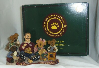 1998 5th Anniversary 7'' Boyds Bearstone THB Work is Love Made Visible NIB 227803