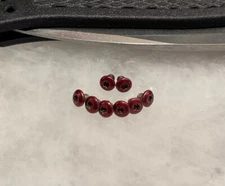 RED Stainless Button Head Torx Screws For Benchmade Bugout 535 537 Bailout Knife