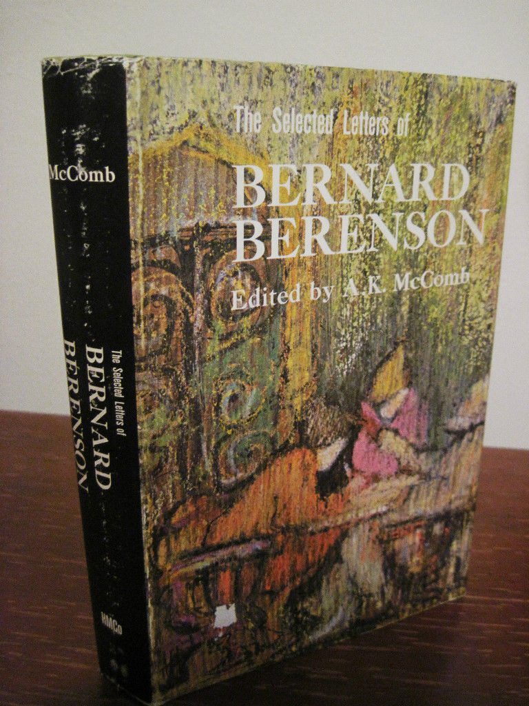 1st Edition The Selected Letters Bernard Berenson Classic Art
