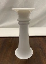 RARE Holmegaard White, Glass, Reversable Vase and Candle Stick - Michael Bang 