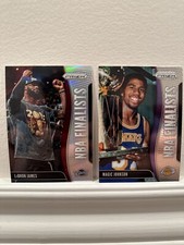 Lebron James / Magic Johnson “NBA FINALISTS” Inserts - 2 Card Set 