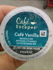 Café Escapes Café Vanilla Keurig K-Cup Pods - Pack of 96 Pods