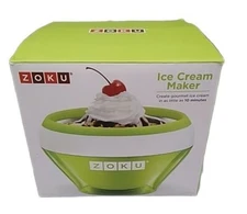 Zoku Ice Cream Maker Freeze Bowl Gourmet Ice Cream Recipes Sorbet Gelato Home