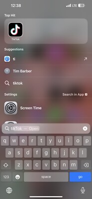iPhone 14 Pro Max With Tik Tok Installed