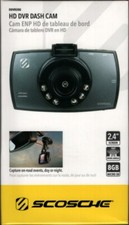 Scosche DDVR28G HD DVR Night Vision Suction Cup Dash Camera with 8GB micro-SD ..