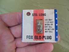 Standard Long Fox GLO Plug  1-1/2 Volt Ni-Cad Or Dry Cell VINTAGE