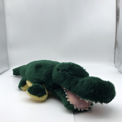 Vintage Crocodile Alligator full body hand puppet Anya plush toy 