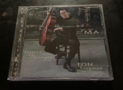 Sealed NEW - Yo-Yo Ma Ton Koopman Amsterdam Baroque Orchestra  Simply Baroque CD