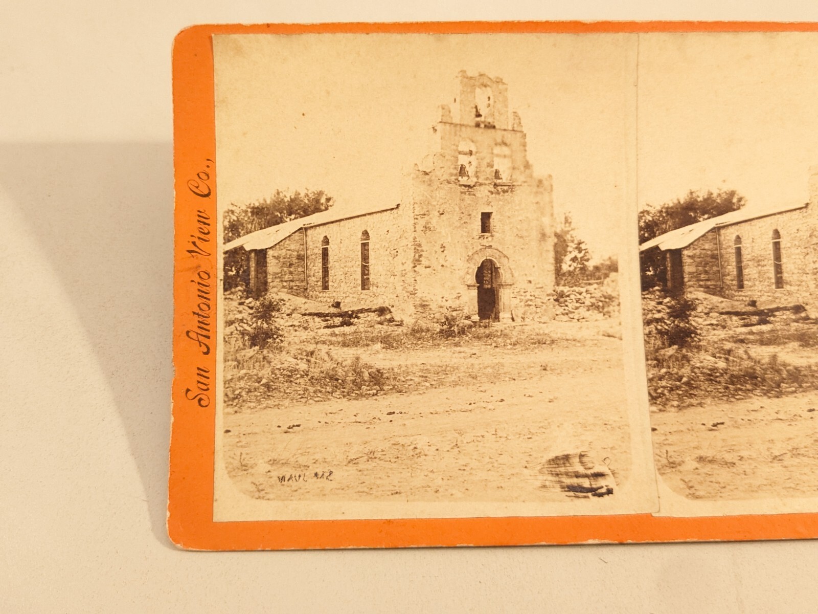 San Antonio Texas F. Hardesty Stereoview Photo Mission San Espeda eBay