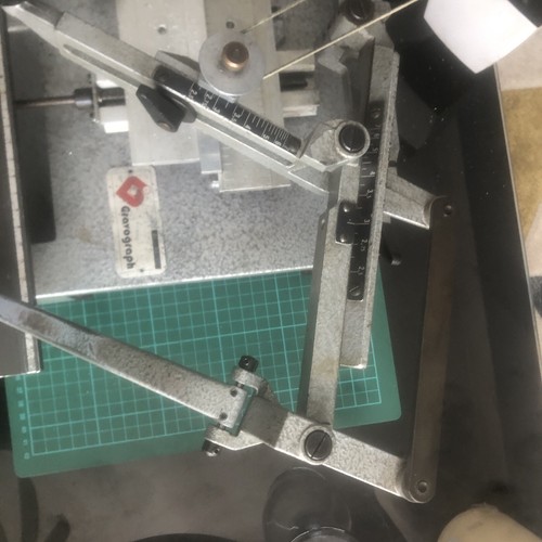 GRAPHOGRAPH .IN. PANTOGRAPH ENGRAVING MACHINE SERVICED WITH CALIGRAPHY FONT SET - Picture 6 of 17