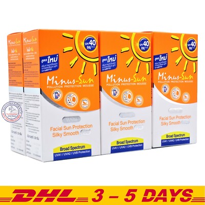 Minus Sun Sol Ivory Facial Protection Silky Smooth SPF40 Broad Spectrum 30g x 6