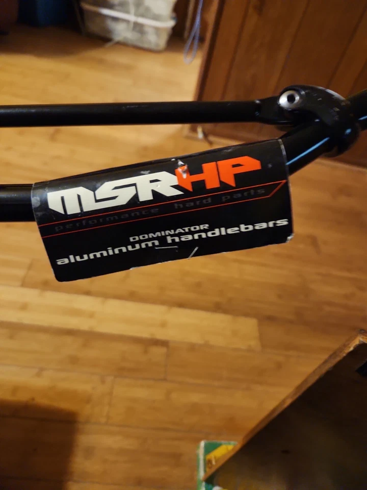 Manillar MSR HP Dominator Dirtbike 7/8" Negro YZ Alto 110488 Motocicleta Foto 3 de 4
