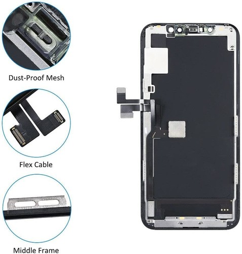 Do iPhone 11 Pro Wyświetlacz LCD Digitizer Ekran Zamienny klej + ochraniacz - Zdjęcie 8 z 9