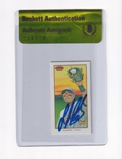 Luis Valbuena Signed 2009 Topps 206 Rookie Card #164 Beckett Authentic