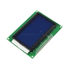 5V LCD Display Module 128x64 Dots Graphic Matrix LCD 12864 Blue Backlight New