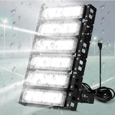 Spolehli LED Stadium Light 300W +100W Flood Lights 160lm/W 6000K AC100-265V Stad