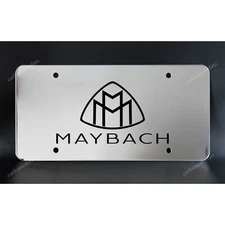 MAYBACH MAYBACH License Plate Custom Made of Stainless Steel Metal