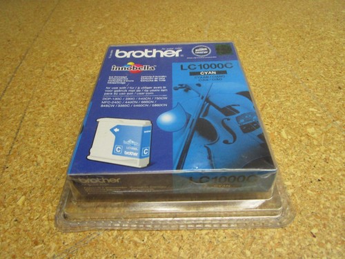 New Brother LC1000C Cyan Ink Cartridge for DCP-750CW 540CN MFC-660CN 440CN - 第 1/5 張圖片