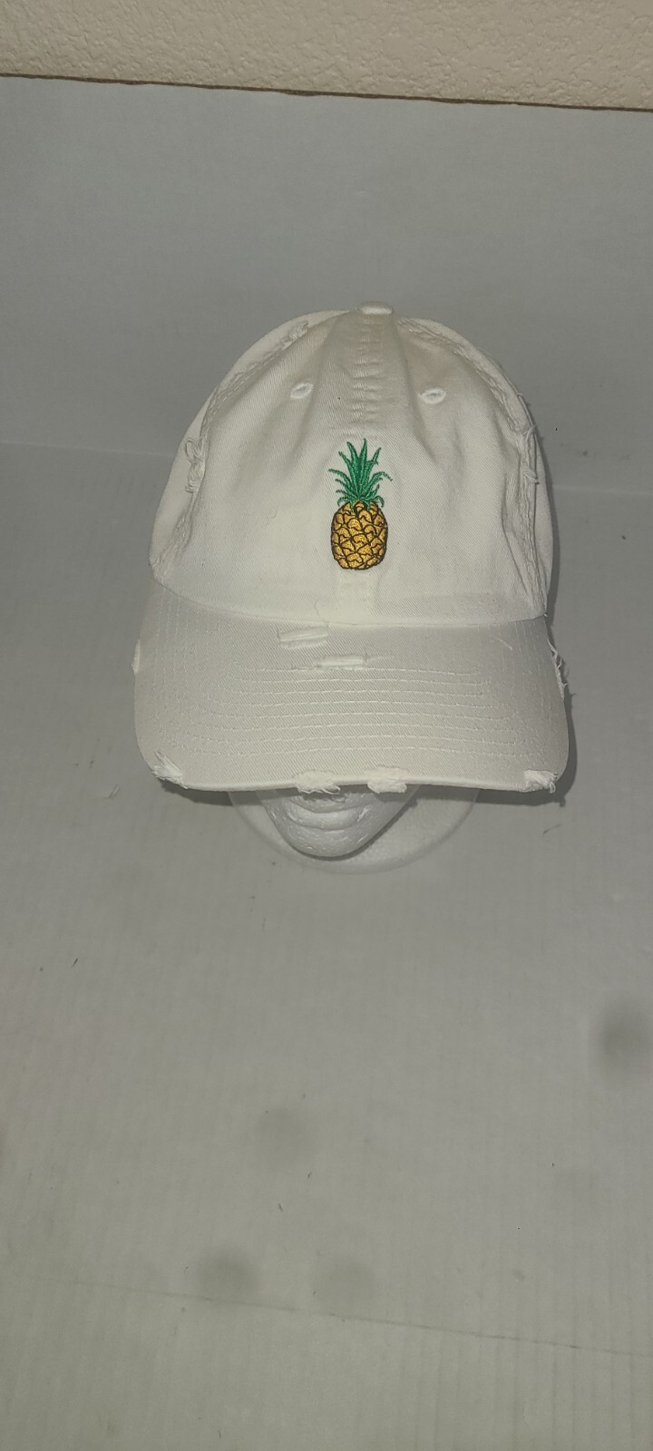 Pineapple Dad Hat Cap Adjustable Strapback White … - image 1