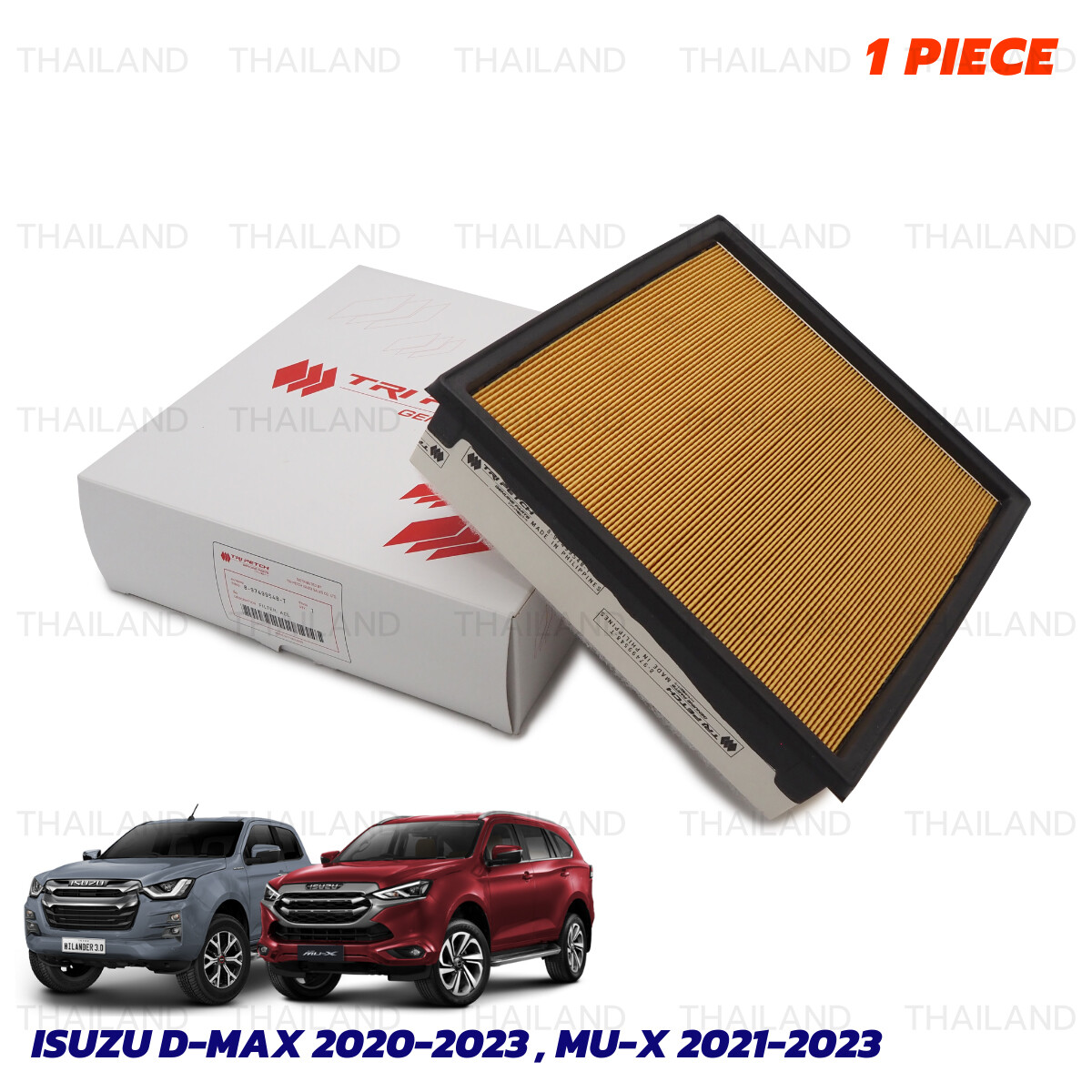 For Isuzu D-Max Mu-X 2020 - 23 8-97499548-T Air Cleaner Filter