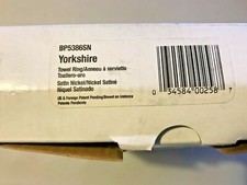 Moen BP5386SN Yorkshire Towel Ring with Satin Nickel Finished