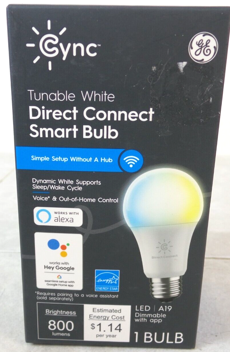 GE DIRECT CONNECT SMART BULB - SOFT WHITE    (DNT BY-8M)-image