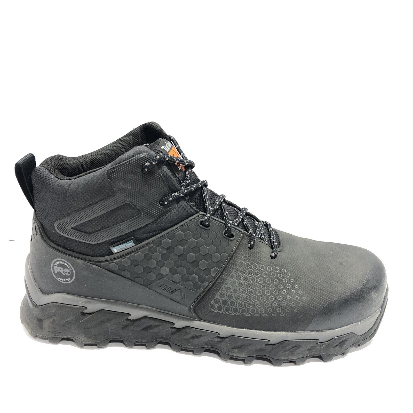 Timberland Pro Men's Ridgework, Black Waterproof Comp Toe Work