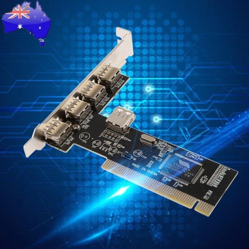 PC 4 Ports PCI to USB 2.0 HUB Riser PCI Expansion Card Adapter Converters