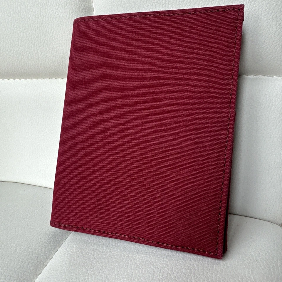 Jack Spade Men's Nylon Passport ID Case Wallet Slim Red MINT - Image 2 of 4