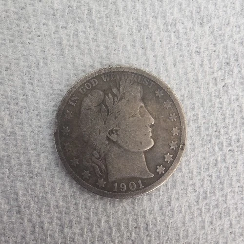 VG 1901-S Barber Half Dollar