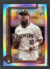 2025 Topps Chrome Update Series - Drew Avans #USC47 Sepia Refractor (RC)
