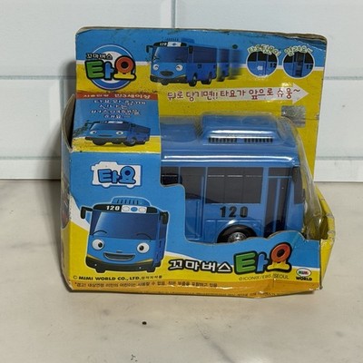 Tayo The Little Bus Mimi World Toy Blue Plastic Iconix In Damaged Packaging NEW
