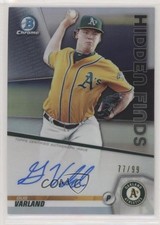 2020 Bowman Hidden Finds Chrome Auto 77/99 Gus Varland #HFA-GV Auto 2f9