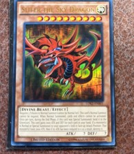 Konami Yu-Gi-Oh Slifer the Sky Dragon LDK2-ENS01 Ultra Rare Foil Limited