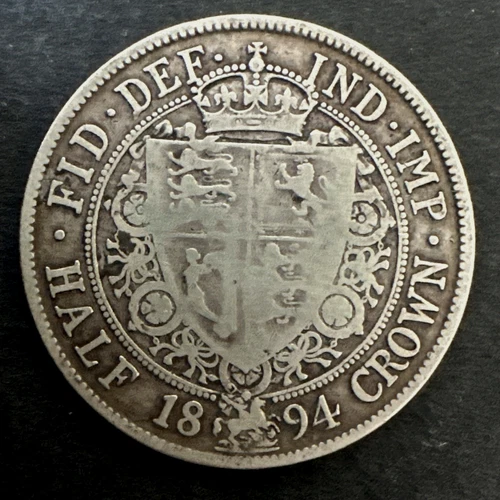 1894 Victoria Half Crown — photo from another recent sale