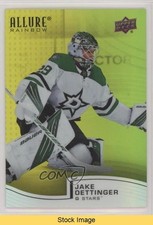 2021-22 Upper Deck Allure Rainbow Yellow Green Jake Oettinger #R-63 READ c6q