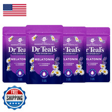 Dr Teal'S Dr Teals Pure Epsom Salt Melatonin Sleep Soak Essential Oil Blend 3