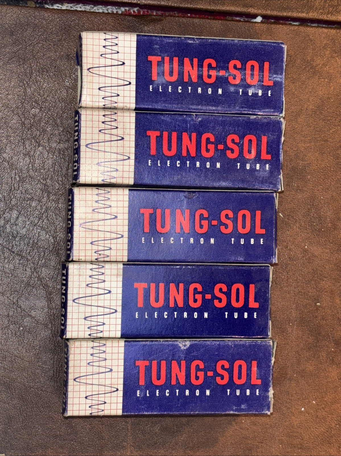 NOB -  Mixed Lot Of 9 - “Tung-Sol” Vacuum Electron Tubes Radio Amplifier Lot