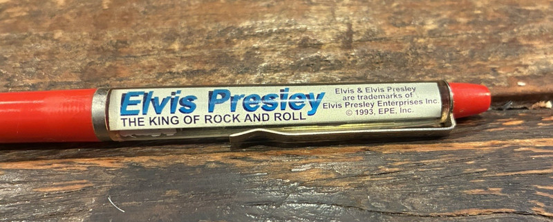 ELVIS PRESLEY Collectible Floaty Pen VINTAGE