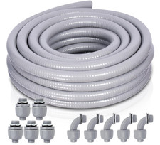 Kit conducto estanco 1/2 25 pies con 10 conec...